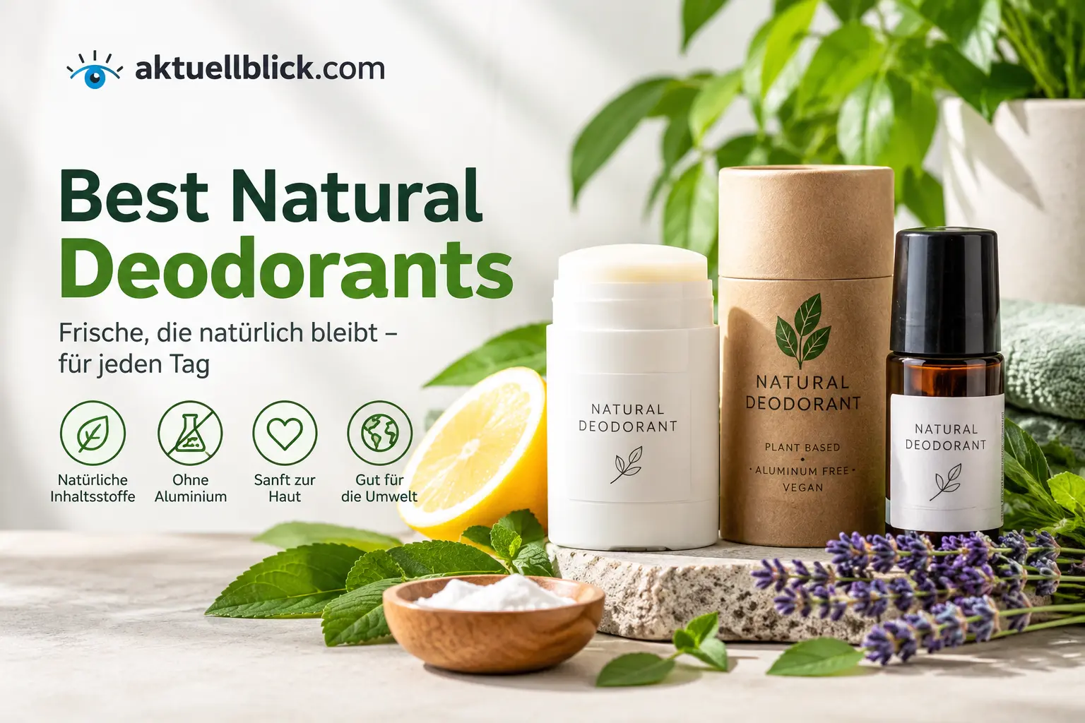 best natural deodorants