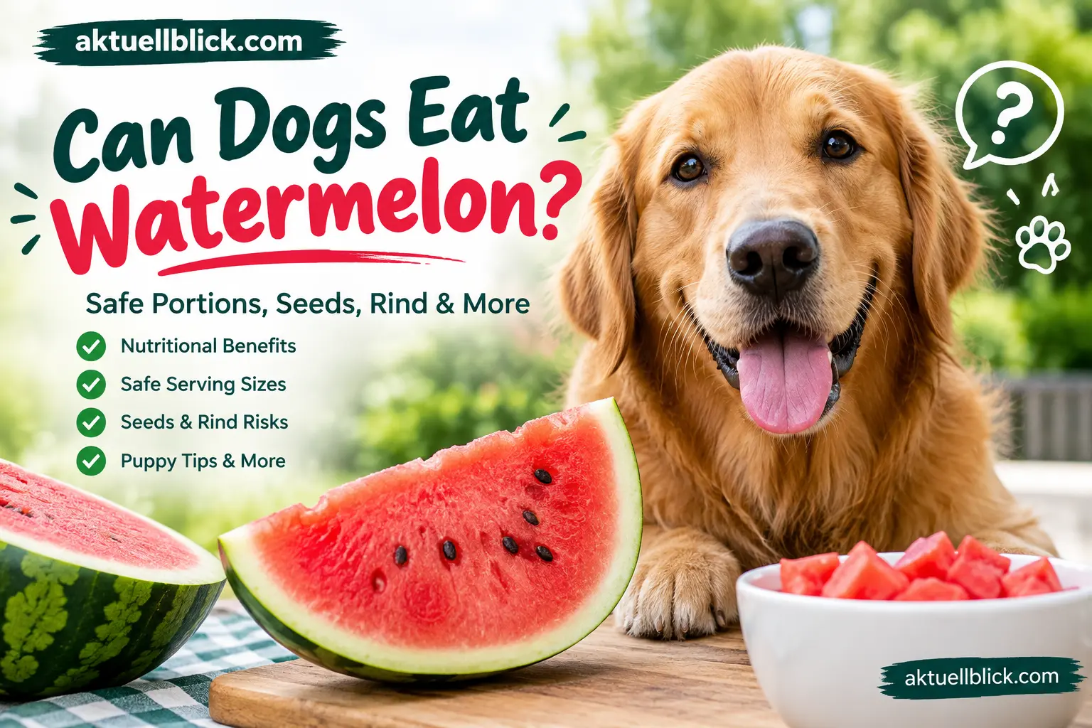 can dogs eat watermelon